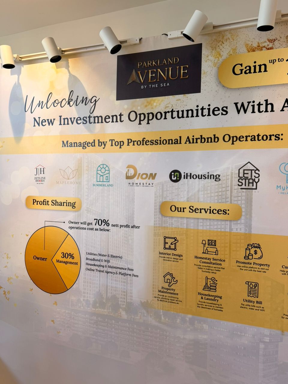 We are selected operator in PARKLAND